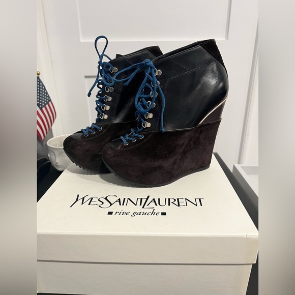 Yves Saint Laurent boots size 37.5 - Picture 3 of 8